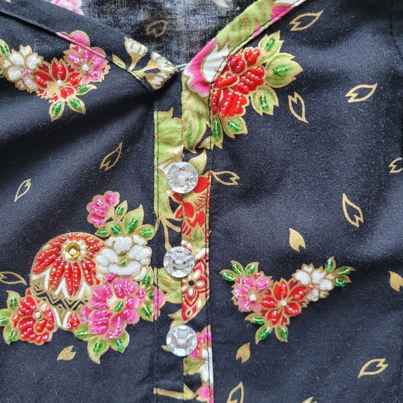 Handmade Beaded Pinup Style Dress, VGUC, Size M - Picture 10 of 10